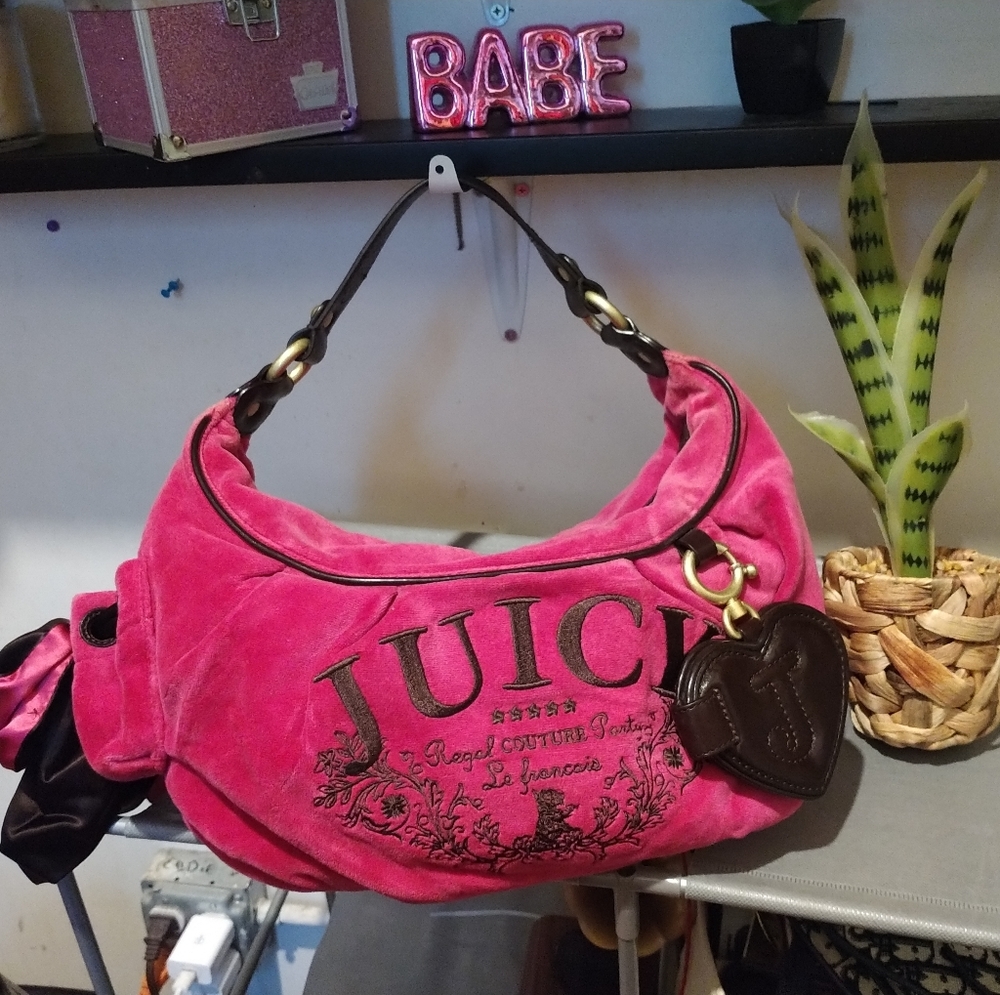 Juicy Couture Pink Hobo Bag
